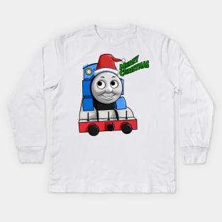 Thomas Christmas Wishes Kids Long Sleeve T-Shirt